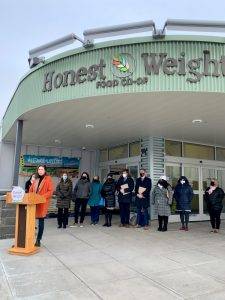 Press Conference at Honest Weight Food Co-op for the launch of Double Up Food Bucks